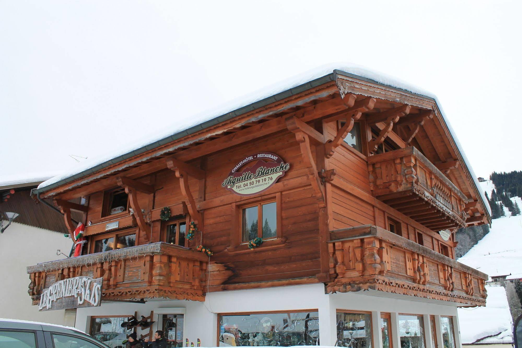 Chalet Hôtel Aiguille Blanche Logis Les Gets Extérieur photo