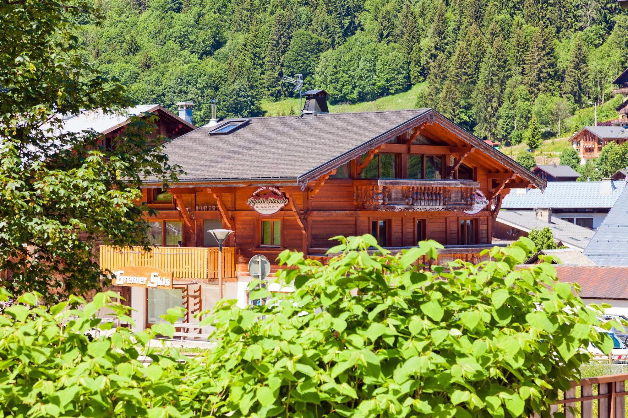 Chalet Hôtel Aiguille Blanche Logis Les Gets Extérieur photo